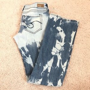 Refuge Bootcut Sz 3 Tie Dye Bleached Jeans